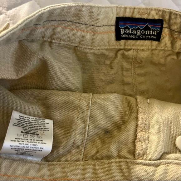 Vintage PATAGONIA Sz 8 women’s Stand Up khaki Shorts - Picture 6 of 8